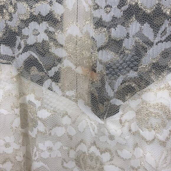 Vintage 1980s Women's Chiffon Sheer Skirt Drop Waist Cocktail Dress - Picture 4 of 14